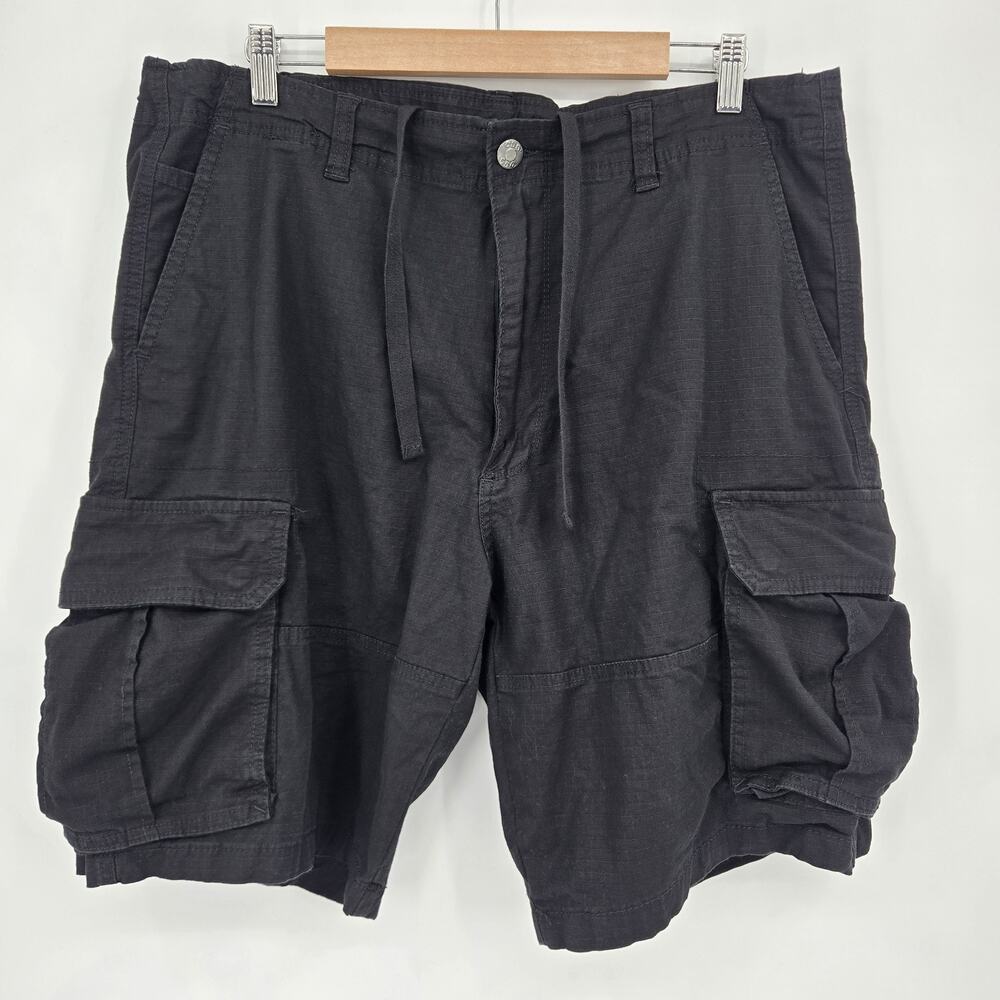 CSG Champs Mens Ripstop Cargo Shorts Tie Waist Gorpcore Utility Street Skater 38